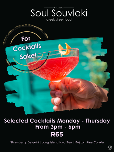 For Cocktails Sake - Monday - Thursday 