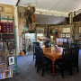 Indoor seating in themed Flyfishing museum 