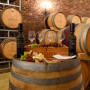 Sip and savour as time slows in our barrel room.