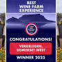 Vergelegen Wine Estate, From Vine to Victory: Thank you for naming us Best Wine Farm Experience