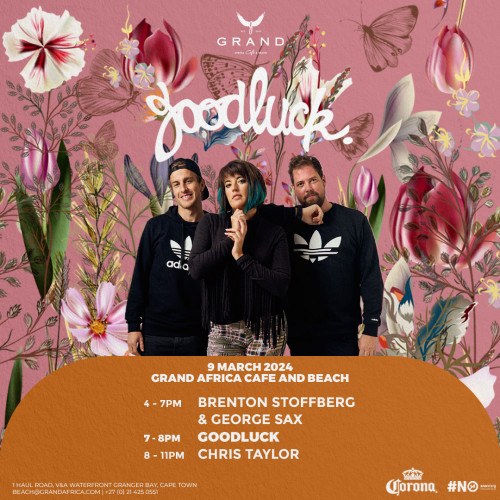 Goodluck LIVE at Grand Africa Cafe & Beach - 9 March