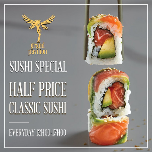 Half Price Sushi and Cocktail Special