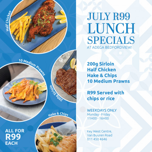 July Lunch Special Alert