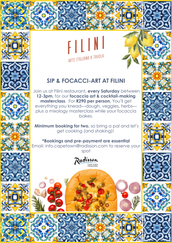 Sip & Focaccia - Art at Filini From 03 August 2024