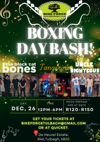 Boxing Day Bash at Bike Forge