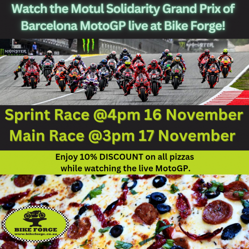 MotoGP this Weekend at Bike Forge