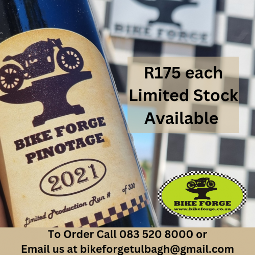 Discover the bold taste of Bike Forge Pinotage 2021