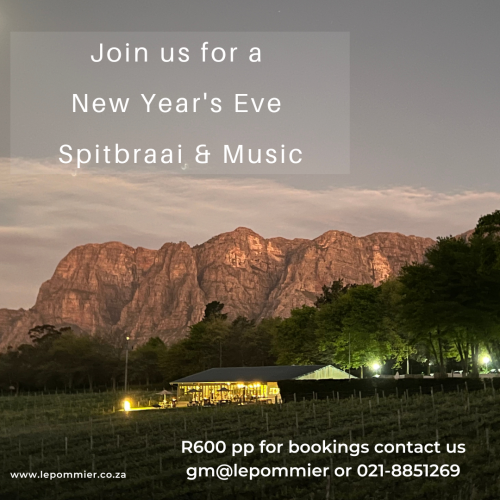 New Year's Eve Spitbraai & Dance