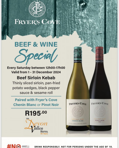 Beef & Wine December Special