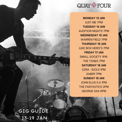 Quay Four Gig Guide