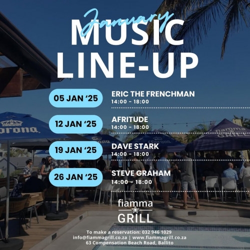 January Music Line Up