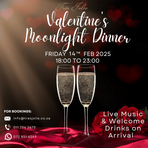 Valentine's Moonlit Dinner at Tres Jolie