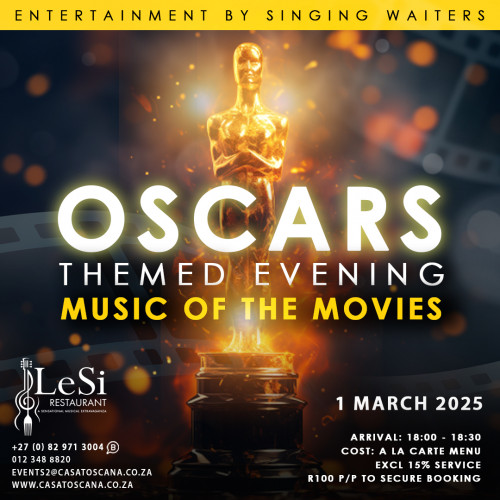 Oscars Themed Evening - Music of the Movies