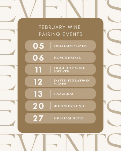 February Wine Events at Verdicchio Restaurant