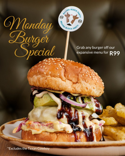 Monday Burger Special