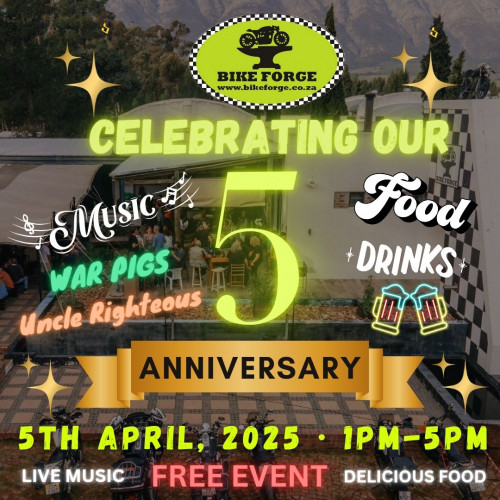 Bike Forge 5th Anniversary Celebration - 5 April 2025