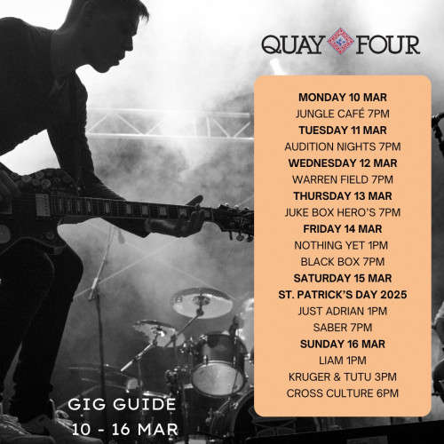 Quay Four Gig Guide