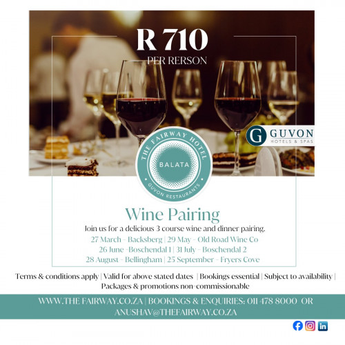 Wine Pairing Dinner