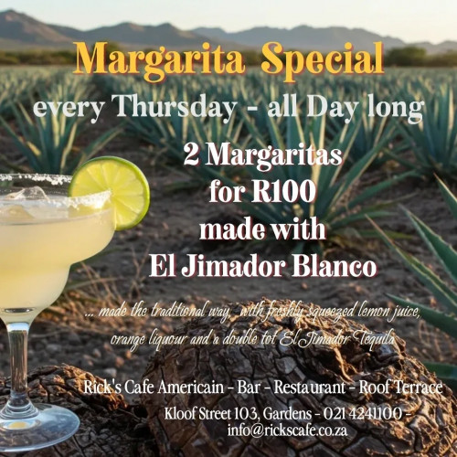 Thursday - Margarita Day!