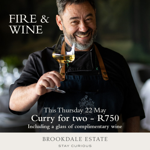 Fire & Wine at Brookdale – 22 May, Curry for Two