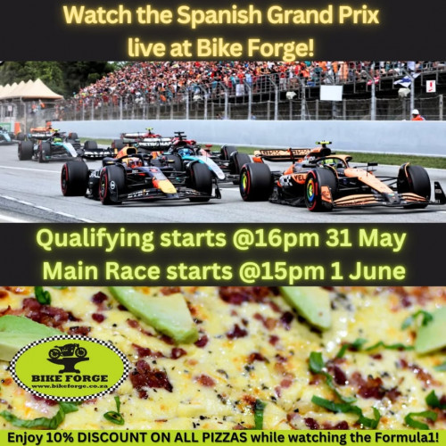 Feel the rush of Formula 1 at Bike Forge!