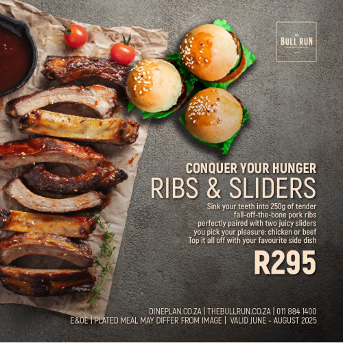Conquer your Hunger Ribs & Sliders