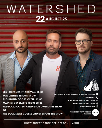 Watershed Live at Die Blou Hond - 22 August