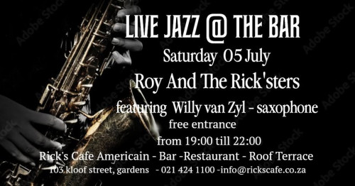 Live Jazz this Saturday at Ricks Cafe