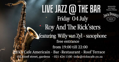 Live Jazz at The Bar this Friday