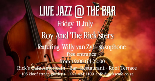Live Jazz at The Bar this Friday