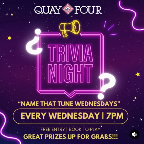 LIVE BAND MUSIC TRIVIA: “Name That Tune Wednesdays”