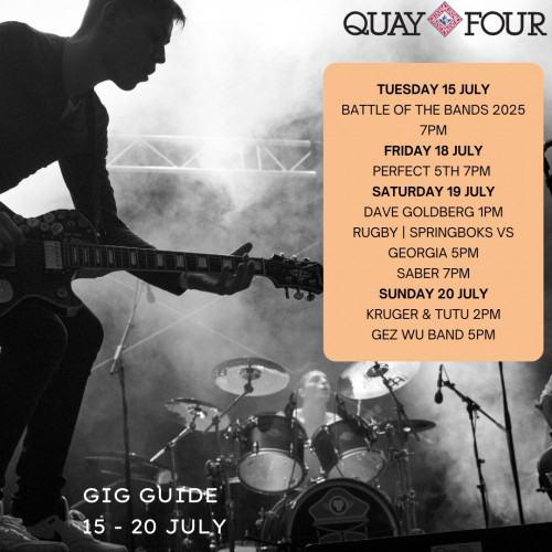 Quay Four Gig Guide