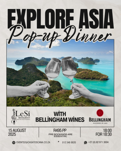 Explore Asia Gourmet Pop-Up with Bellingham Wines