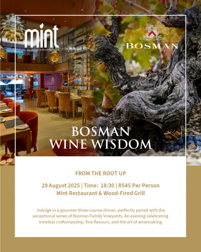 Bosman Wine Wisdom at Mint Restaurant & Wood-Fired Grill