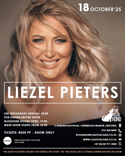 Liezel Pieters at Die Blou Hond