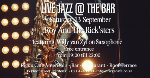 Live Jazz at The Bar this Friday