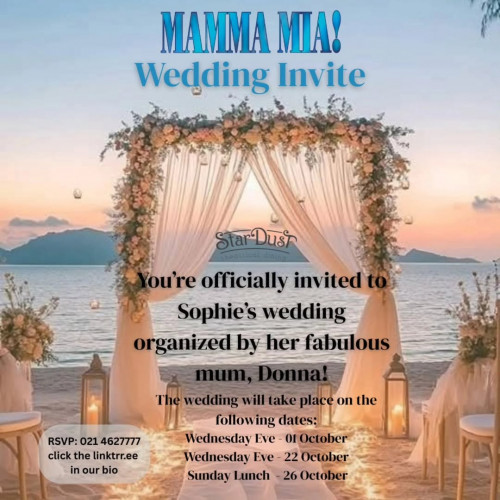 Mamma Mia: The Wedding Invite
