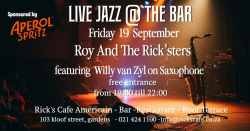 Live Jazz at The Bar this Friday