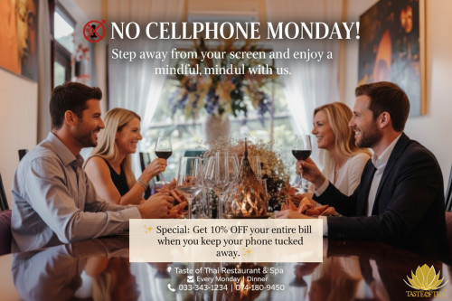 No Cellphone Monday!