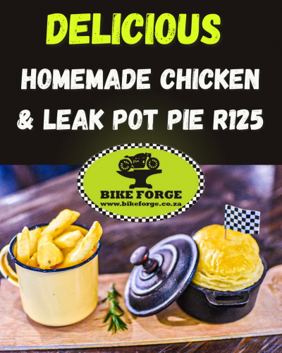 Homemade Chicken & Leek Pot Pie - R125