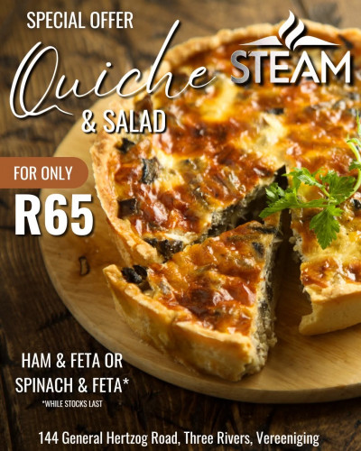 Thursday Quiche & Salad Special 