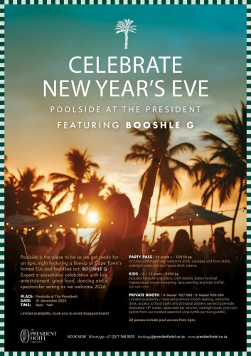Celebrate New Year’s Eve Poolside at The President Hotel