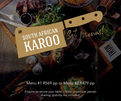 South African Karoo Set Menus ⁣