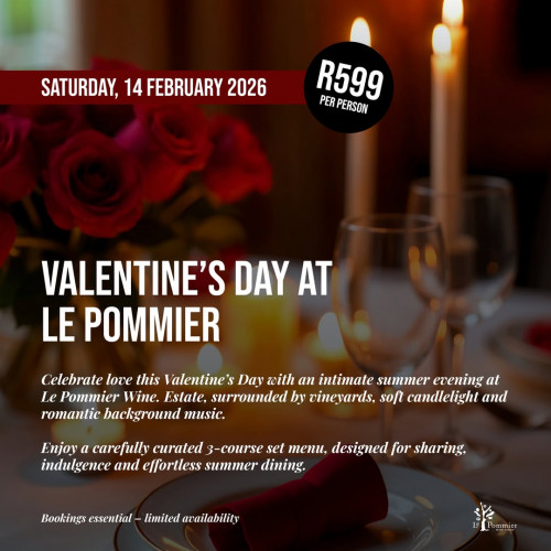 Celebrate Valentine’s Day at Le Pommier Wine Estate