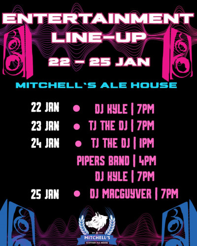 Live Music All Weekend at Mitchells Ale House