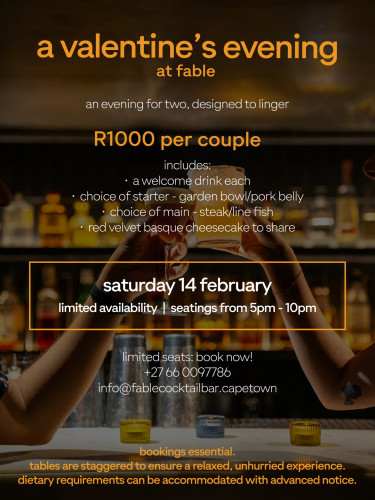 a valentine's evening at fable