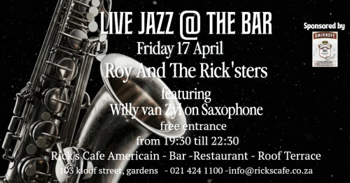 Live Jazz at The Bar this Friday