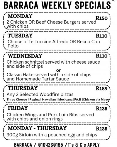 NEW Weekly Specials