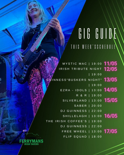 Gig Guide at Ferryman's Tavern