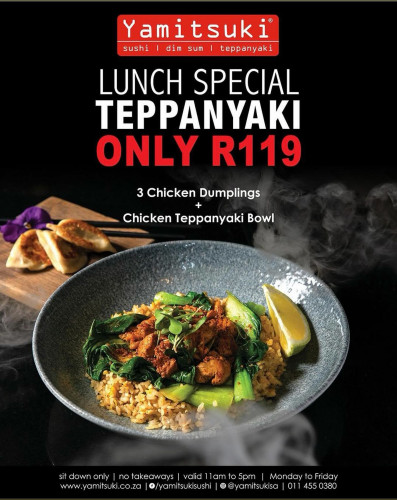 Teppanyaki Lunch Special